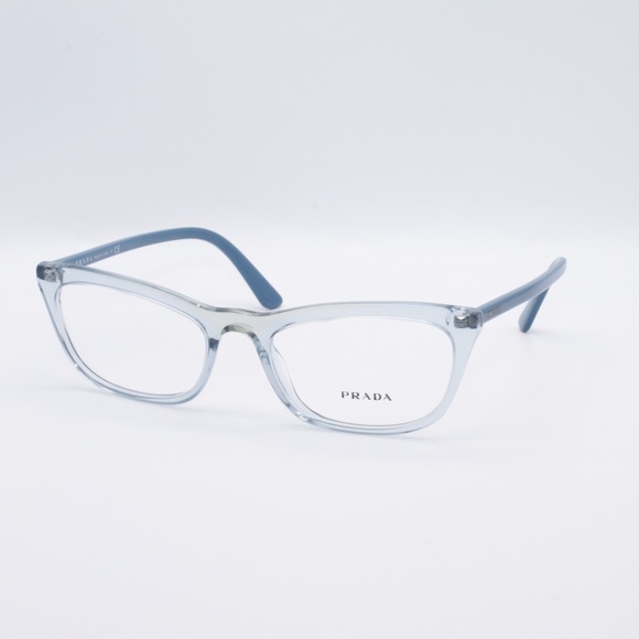 Prada Eyeglasses VPR10V 52.18 325-101 145 Transpar - Picture 1 of 7